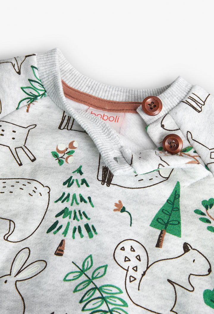 Forest sweatshirt for newborns Boboli 129147