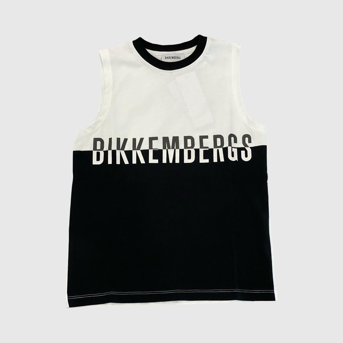 Completo Bikkembergs Canotta e Shorts Nero/Bianco - OOPS by BabyBimbo 0-16