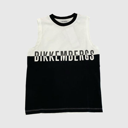 Completo Bikkembergs Canotta e Shorts Nero/Bianco - OOPS by BabyBimbo 0-16