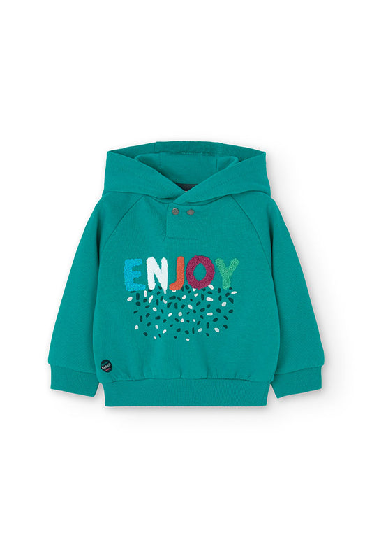 Turquoise Sweatshirt for Girls for Baby Girl Boboli 2229003