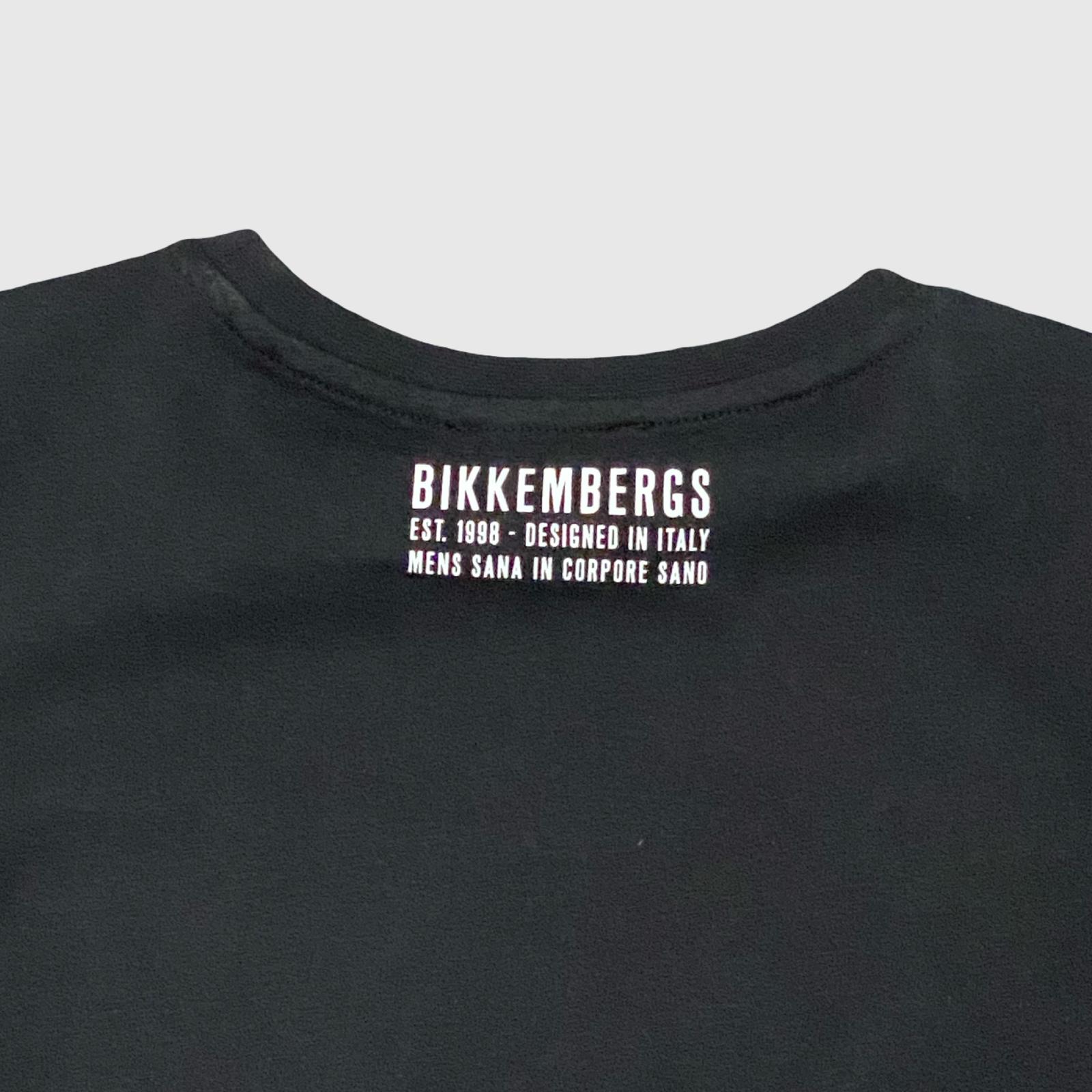 T-Shirt Bikkembergs Nera con Logo Bianco - OOPS by BabyBimbo 0-16
