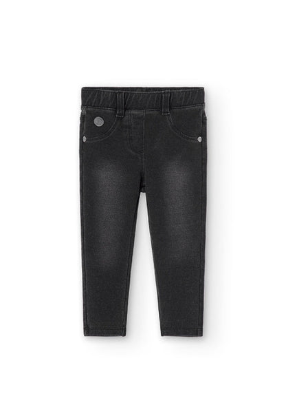 Pantalone in flanella con tascone bambino