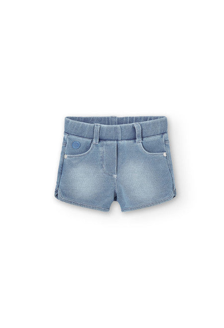 Short felpa denim per bimba Boboli 290045