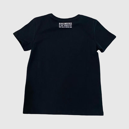 T-Shirt Bikkembergs Nera con Logo Bianco - OOPS by BabyBimbo 0-16