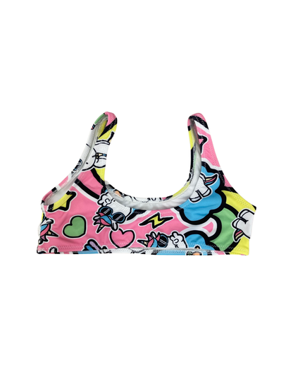 COTUME , Bikini unicorn per bimba Mousse MKCR261 - BabyBimbo 0-16,