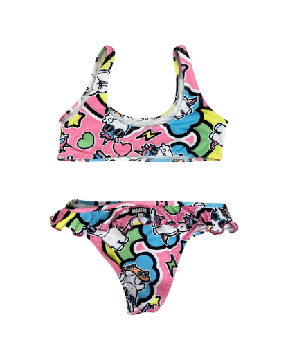 COTUME , Bikini unicorn per bimba Mousse MKCR261 - BabyBimbo 0-16,