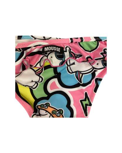 COTUME , Bikini unicorn per bimba Mousse MKCR261 - BabyBimbo 0-16,