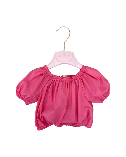maglietta , Blusa cotone fuxia per neonata color Paris Hilton PHNKS1955 - BabyBimbo 0-16,