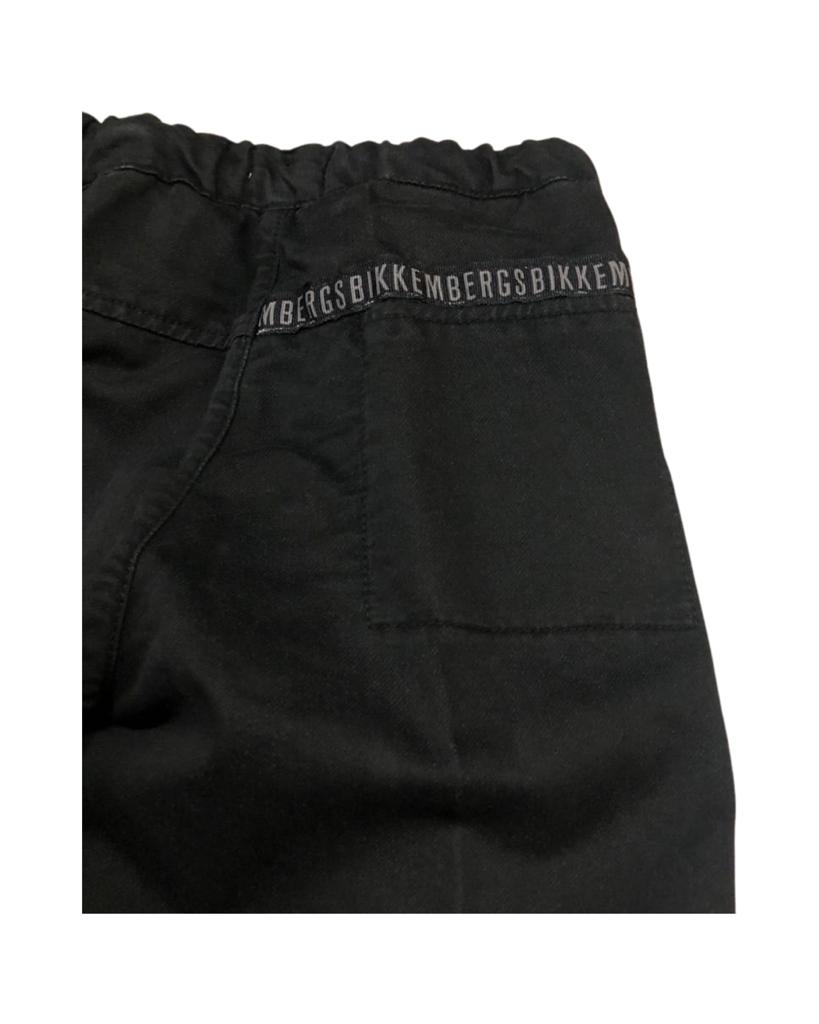 Pantalone , Pantalone nero per ragazzo 8anni-16anni Bikkembergs BK1887 - BabyBimbo 0-16, abbigliamento bambini