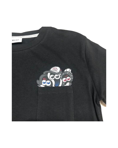 Maglietta , Maglietta di cotone street wear per Ragazzo manica corta 8anni-16anni Bikkembergs BK2086 - BabyBimbo 0-16, abbigliamento bambini