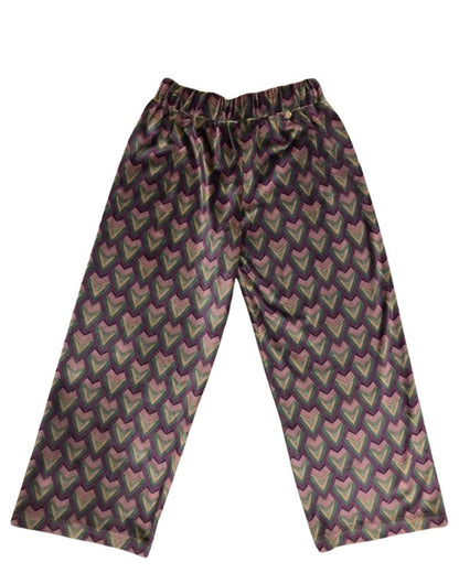 Loose patterned trousers for girls from 8 years to 16 years Paris Hilton PHJTR4063