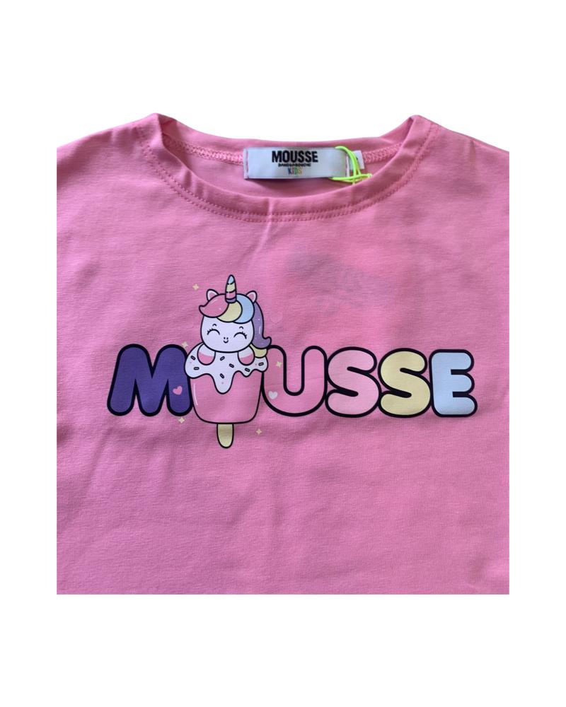 Maglietta UNICORNO Crop "Mousse" per Bimba Mousse YKTSC333P