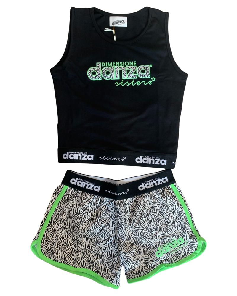 Short outfit for girls from 8 years to 16 years Dance size DZ24S0856-T/S