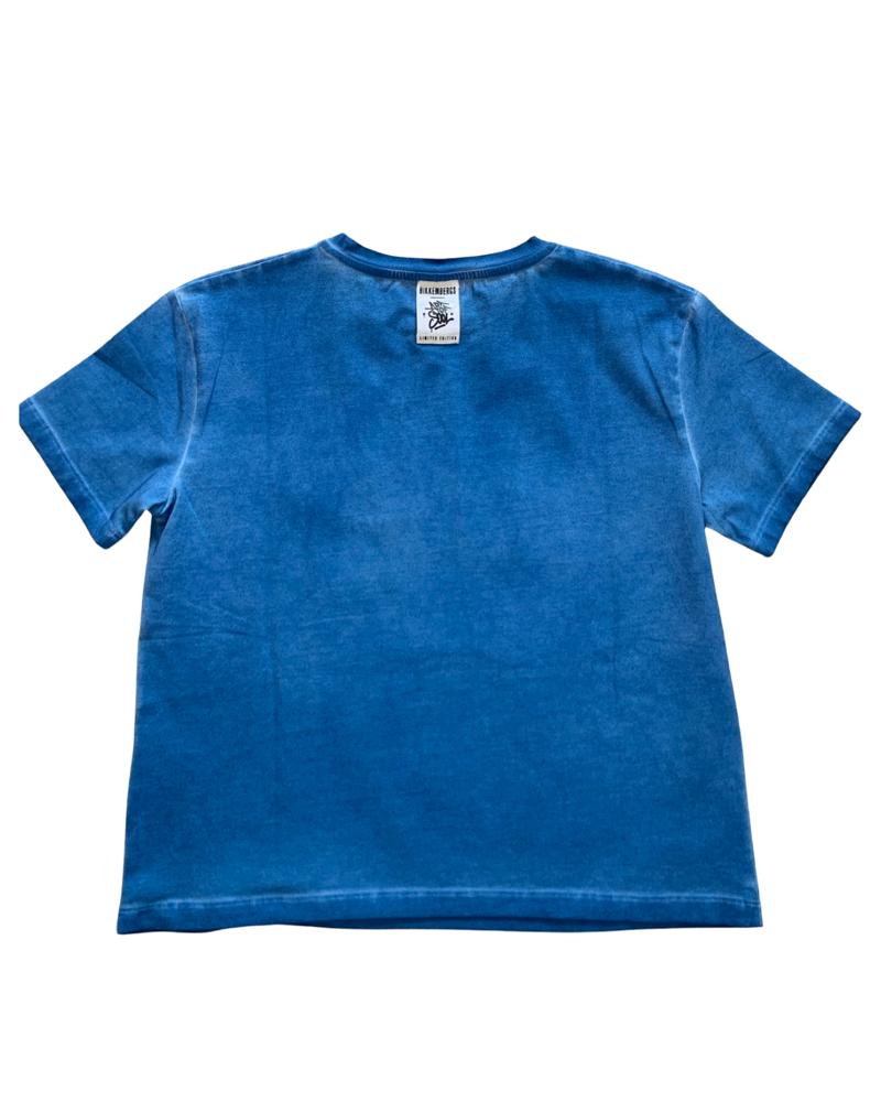 Baumwoll-T-Shirt für Jungen mit kurzen Ärmeln, 8–16 Jahre, Bikkembergs BK2504