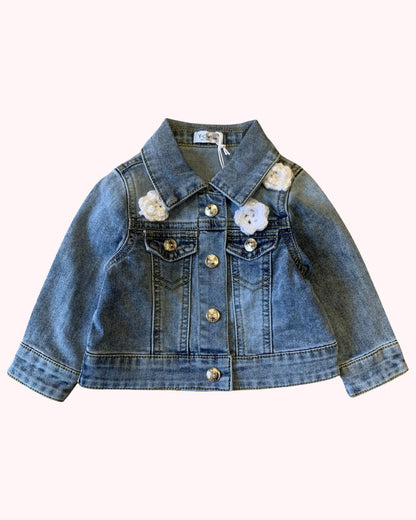 Giubbotto Jeans  per Bimba 6mesi-2anni Y-Clù  YN21713