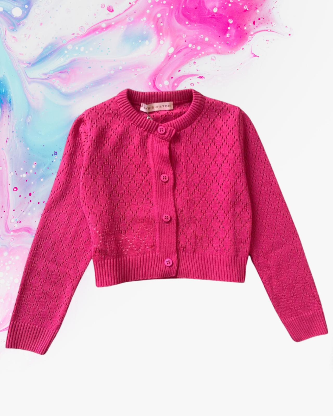 Short cardigan for girls from 3 to 7 years PARIS HILTON PHJSM4565