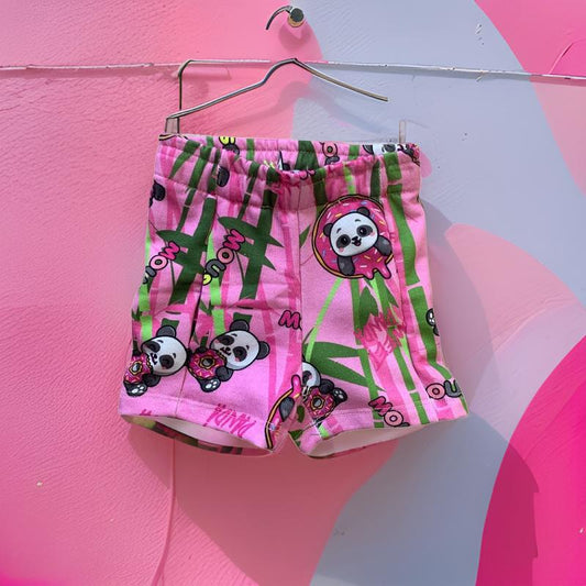 Shorts Rosa "Panda" per Bimba Mousse YKSF332