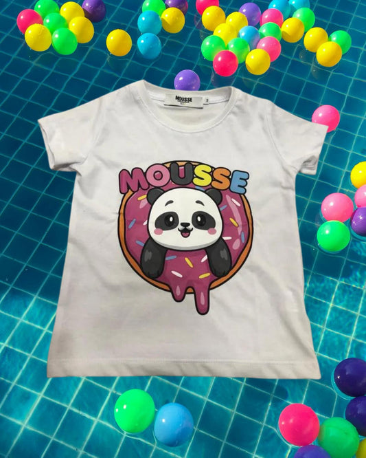 Panda Donut T-Shirt für Mädchen Mousse YKTS332