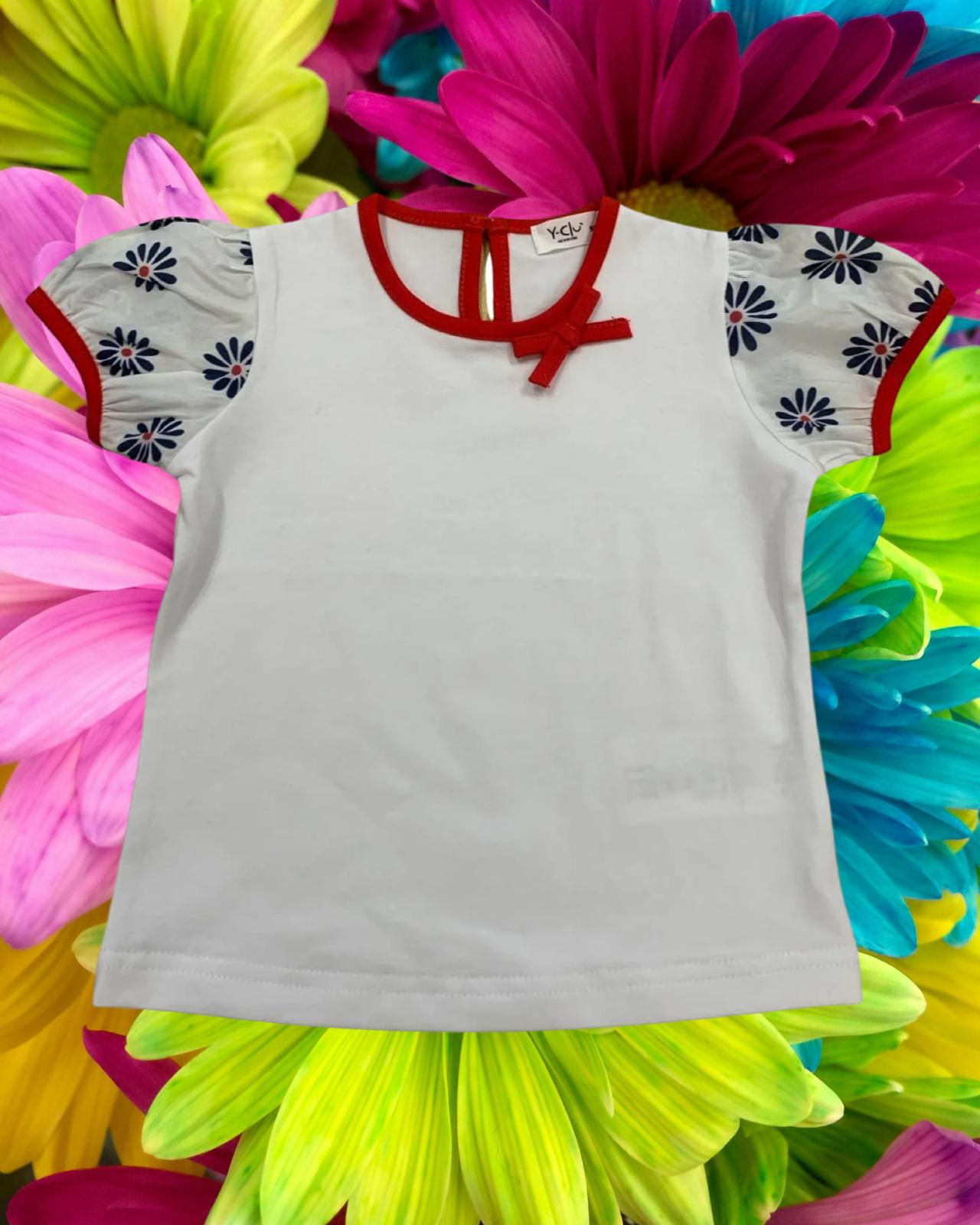 T-shirt for girls 6 months-2 years Y-Clù YN2109 