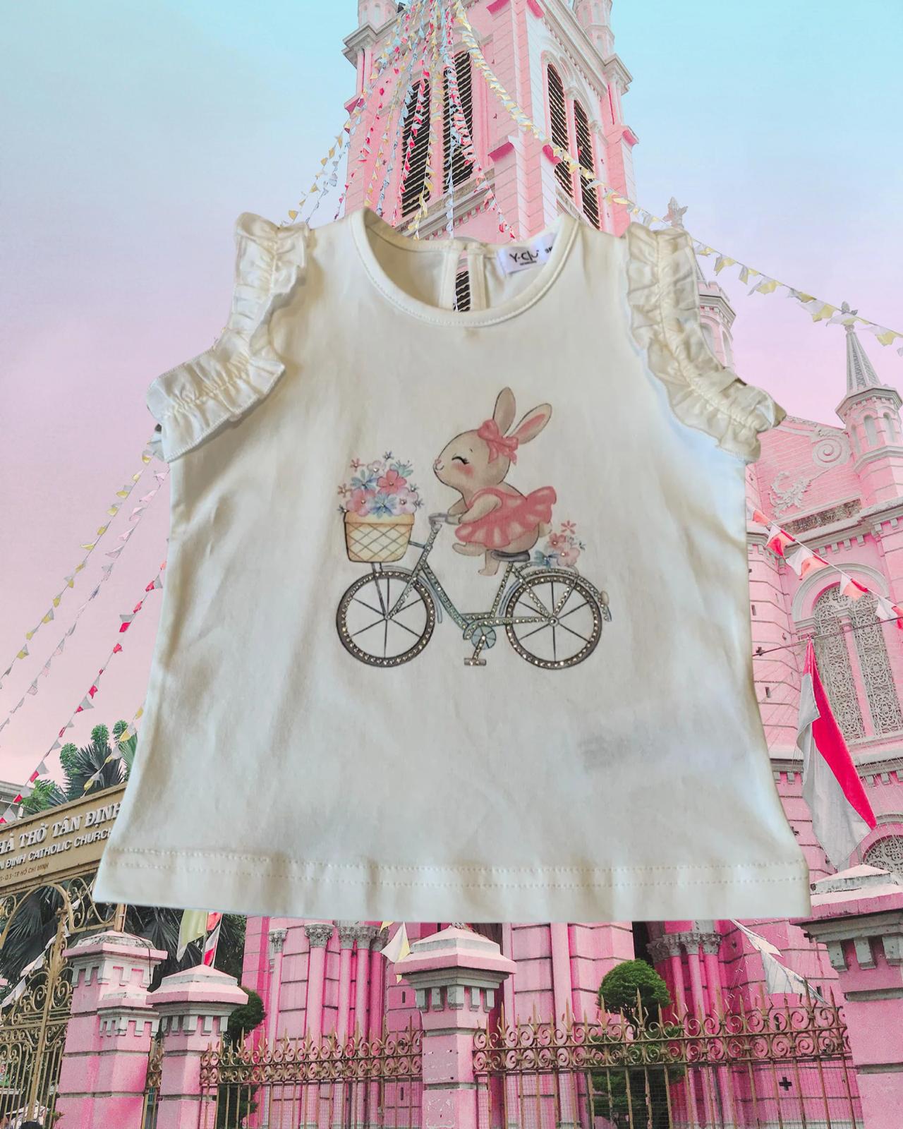 T-shirt for girls 6 months-2 years Y-Clù YN21758 