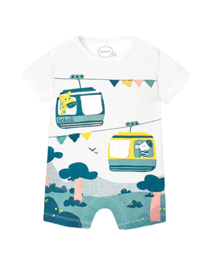Tutina corta colorato Per Bambino Boboli 138237 - OOPS by BabyBimbo 0-16