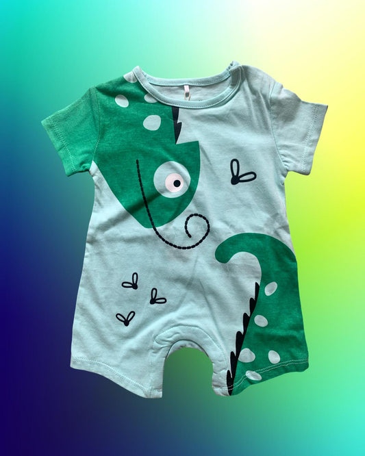 Short "animal" onesie for newborns 6 months Boboli 149284 