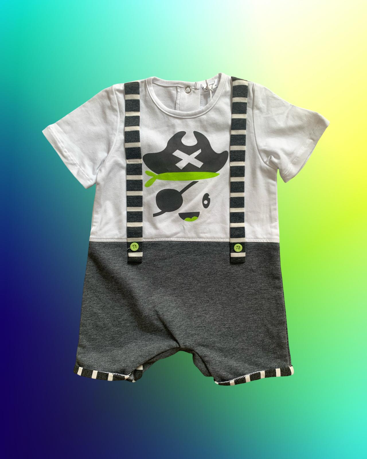 Y-clù short onesie for 3 month old babies