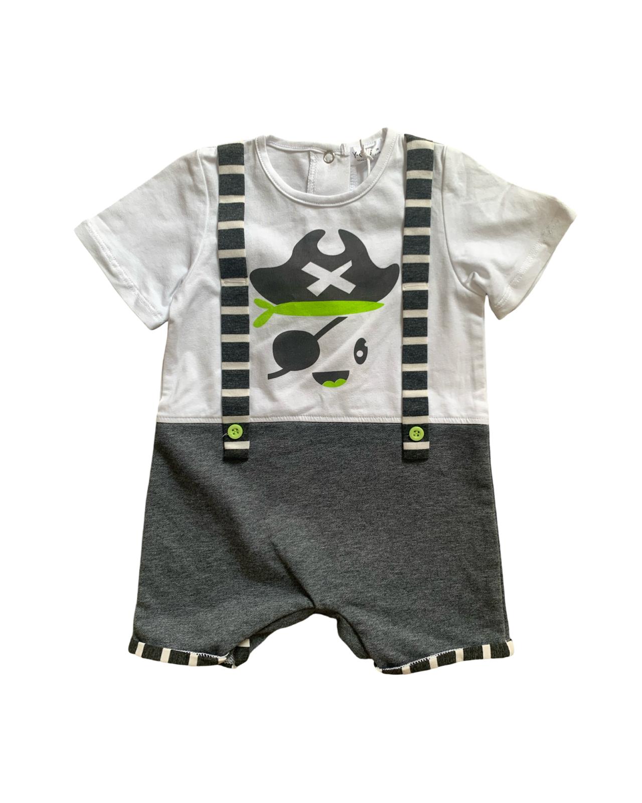 Y-clù short onesie for 3 month old babies