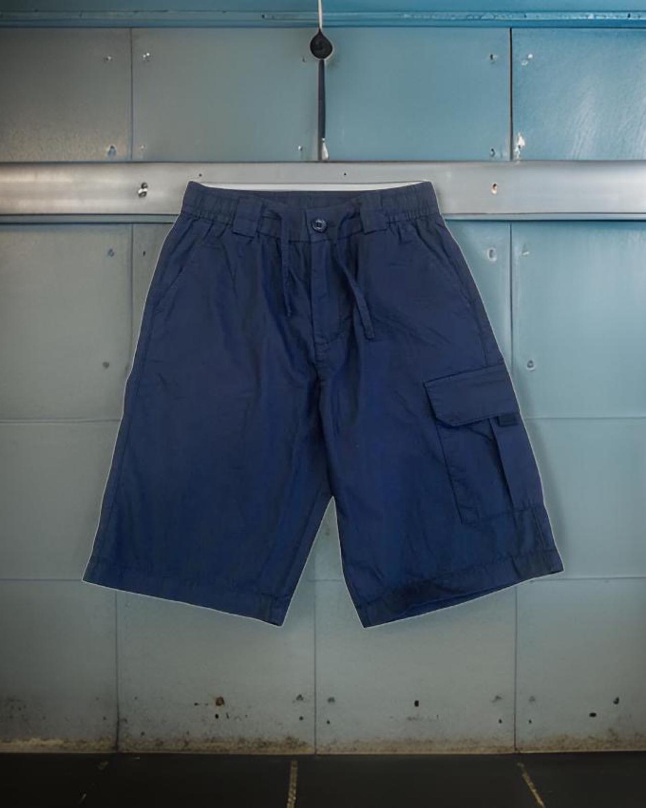 Blaue kurze Hose für Jungen von 8 bis 16 Jahren Y-CLU BY10848