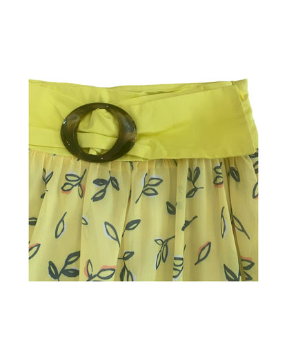 Long skirt with belt from 8 to 16 years Y-Clù Y15168