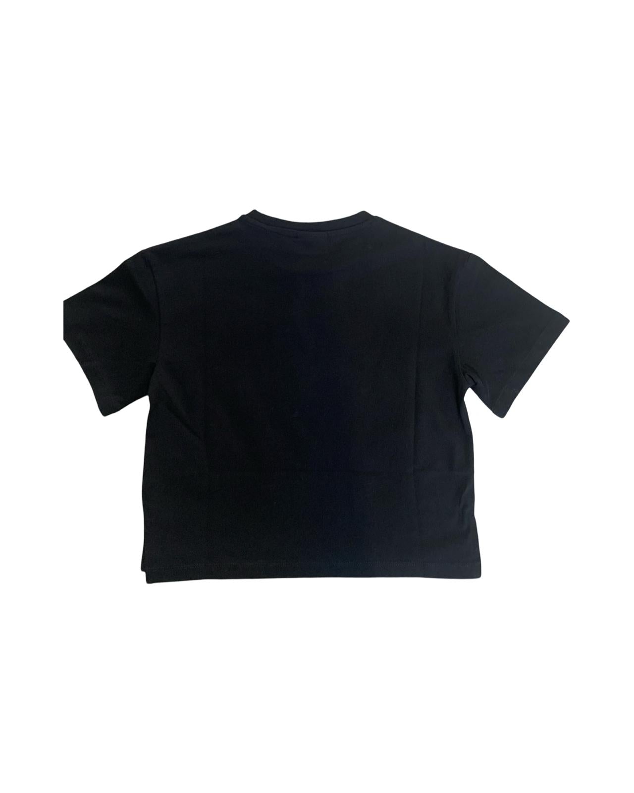 Black T-Shirt for Girls from 8 to 16 years FREDDY FR1826