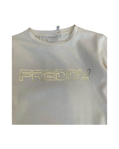 Maglietta ecru per Ragazza da 8 a 16 anni FREDDY FR1870 - OOPS by BabyBimbo 0-16