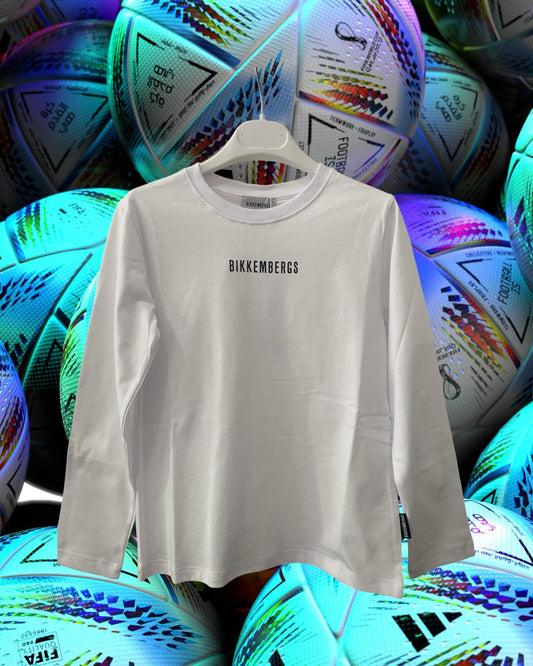 Bikkembergs BK2649 Long Sleeve T-Shirt for Boys 8-16 Years