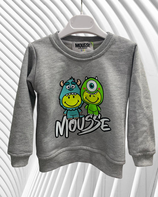 Monster Friends Closed Sweatshirt for Kids Mousse HKFG366M2