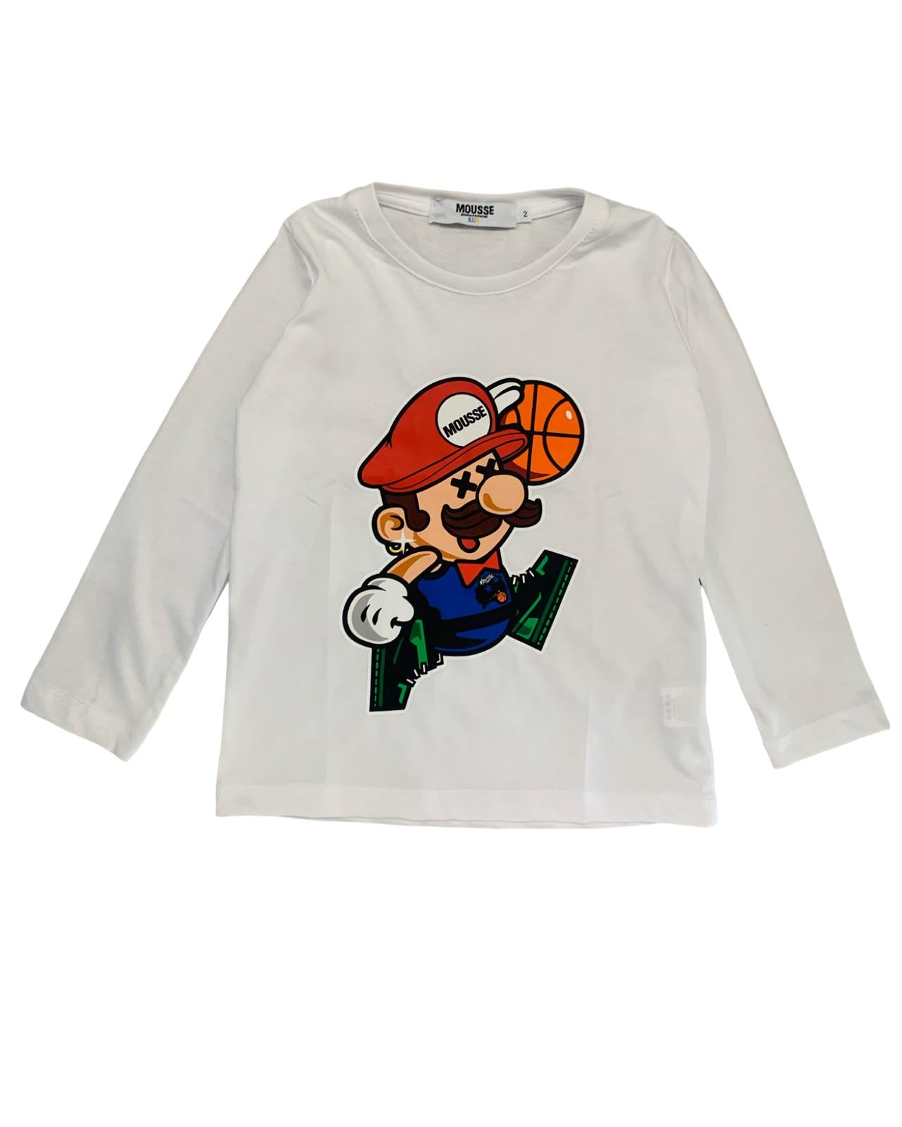 Maglietta AIR MARIO per Bambino da 2anni a 12anni Mousse HKTL368W