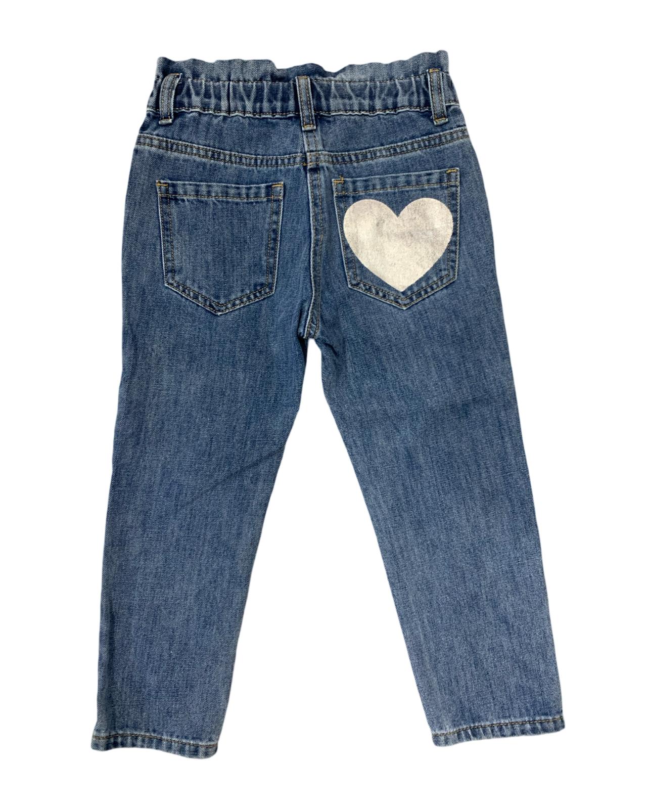 Pantaloni Jeans per  bambina da 3anni a 7anni Y-Clu YFBF24P348