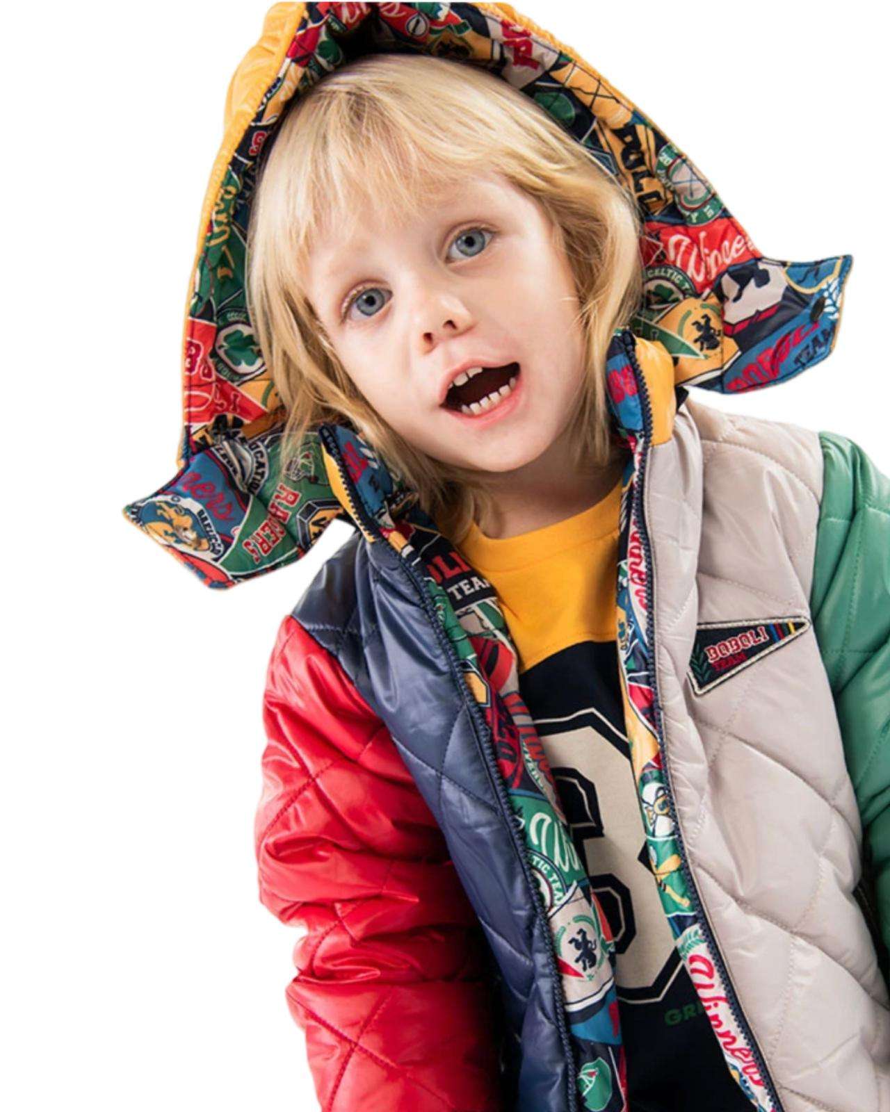 Parka reversibile stampata per Bambino da 12mesi a 8anni Boboli 309169