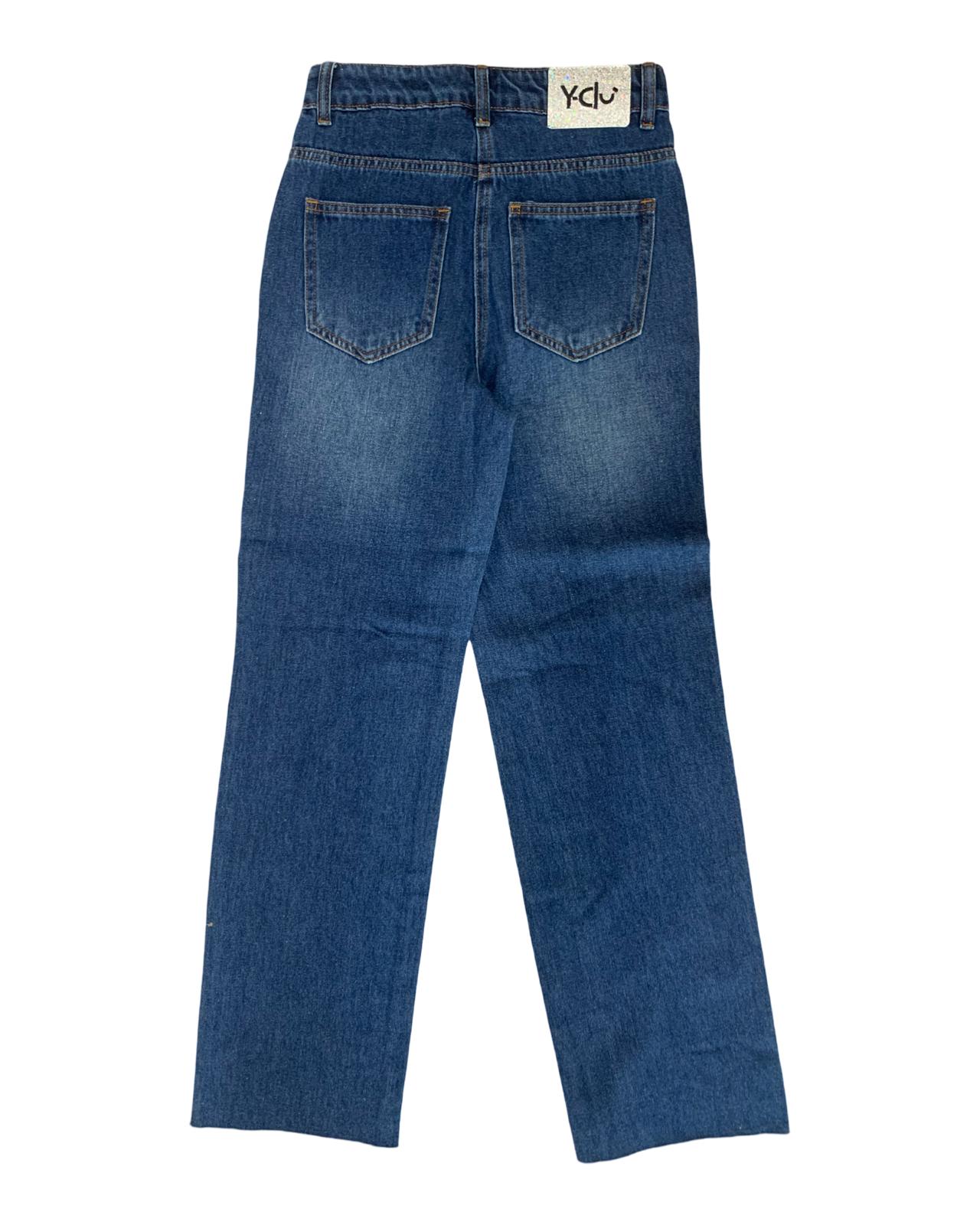 Jeans per  bambina da 8anni a 16anni Y-Clu YFJF24P257