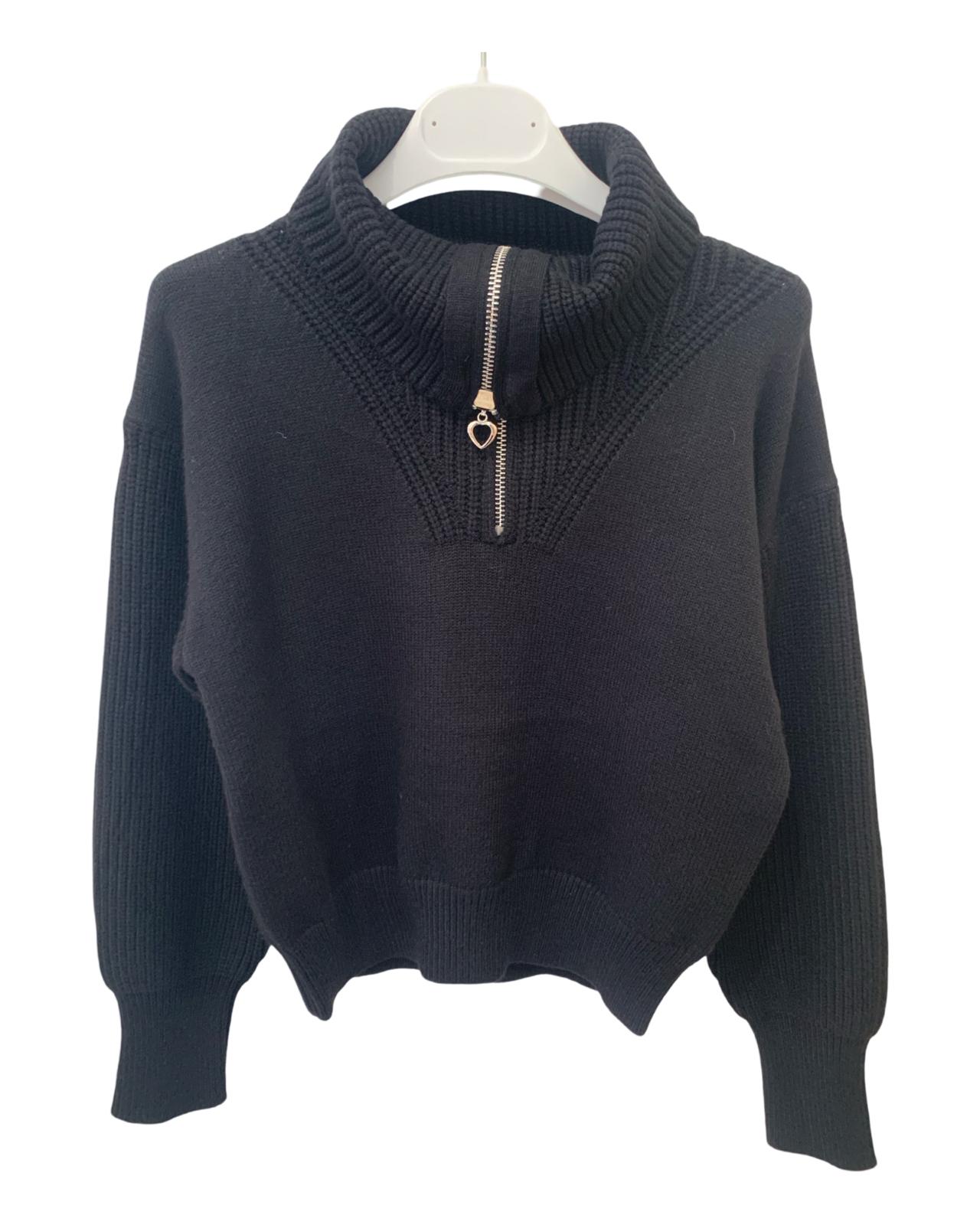 Maglione con cerniera per bambina da 8anni a 16anni Y-Clu YFJF24M243