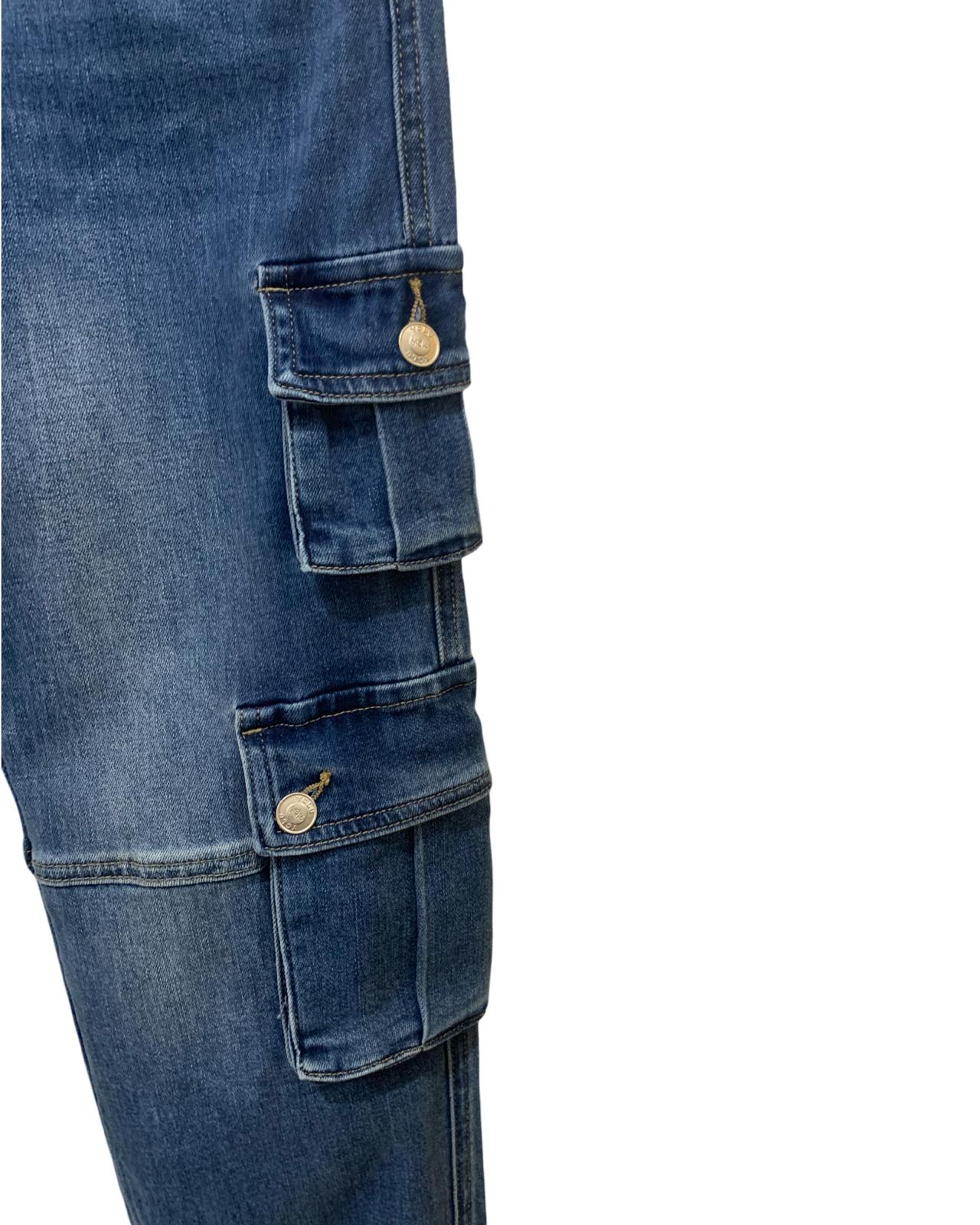 Jeans Cargo per  Ragazza da 8anni a 16anni Y-Clu YFJF24P200