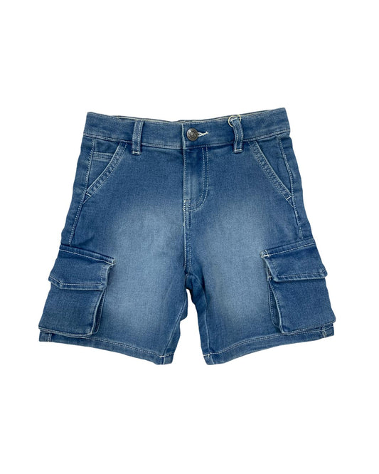 Bermuda effetto denim per  Bambino da 4anni a 10anni Boboli 521053