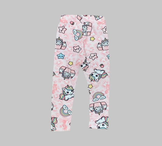 LEGGINGS UNICORNO  BAMBINA DA 2ANNI A 10ANNI MOUSSE SKL372