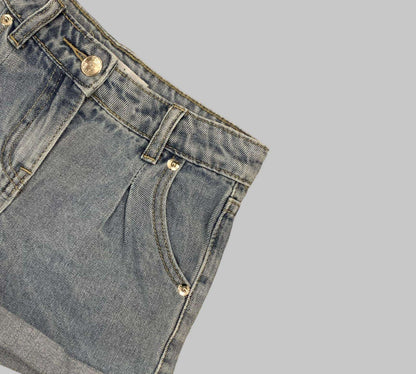 JEANS CORTI PER BAMBINA DA 3ANNI A 7ANNI Y-Clù 409PYFBS25