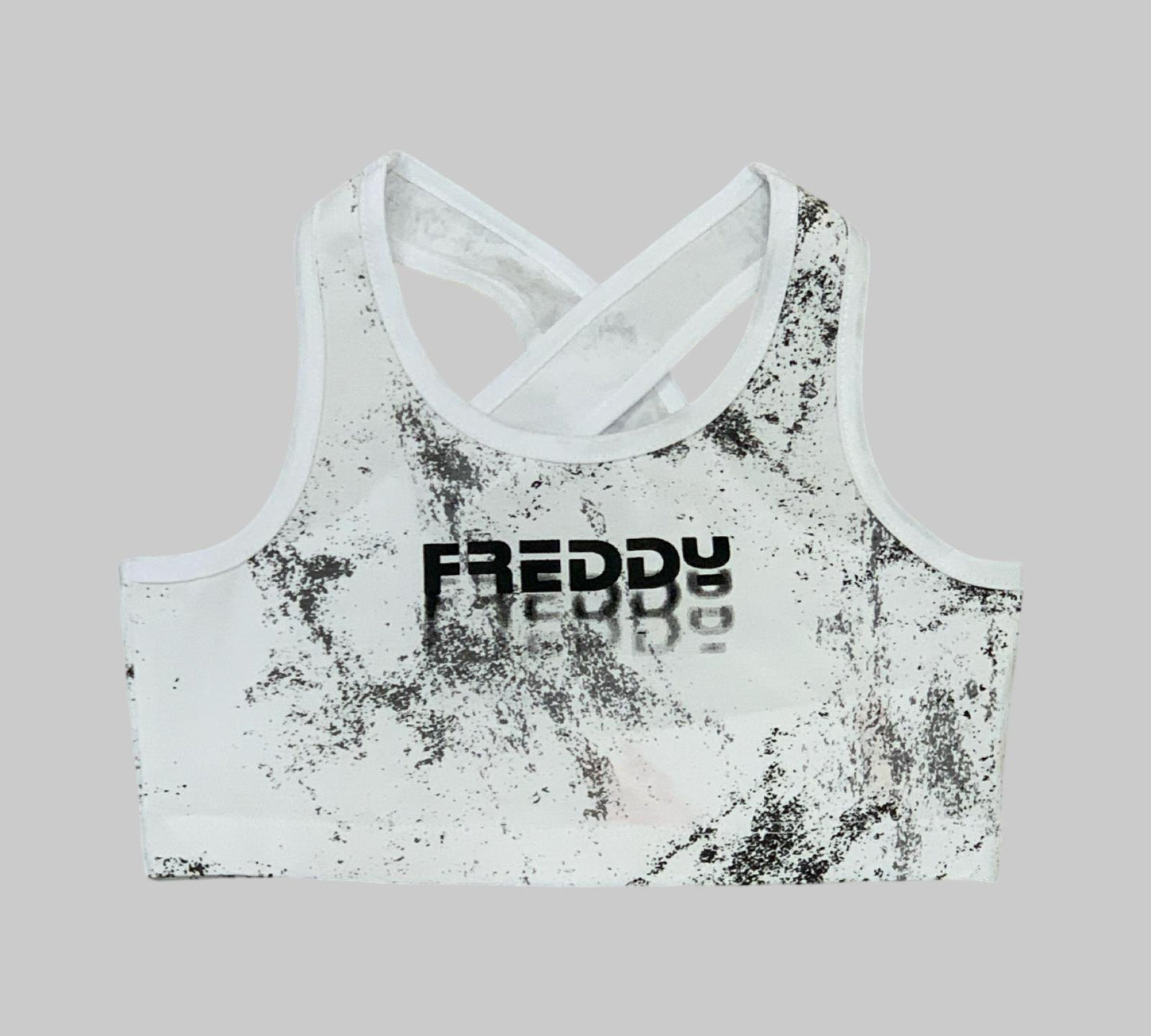 TOP SPORTIVO BIANCO/NERO FREDDY FR1927