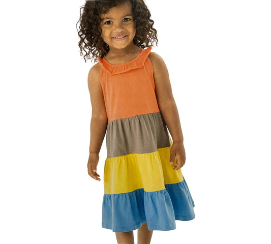 Vestito estivo colorato per Bambina da 12mesi a 8anni Boboli 201115