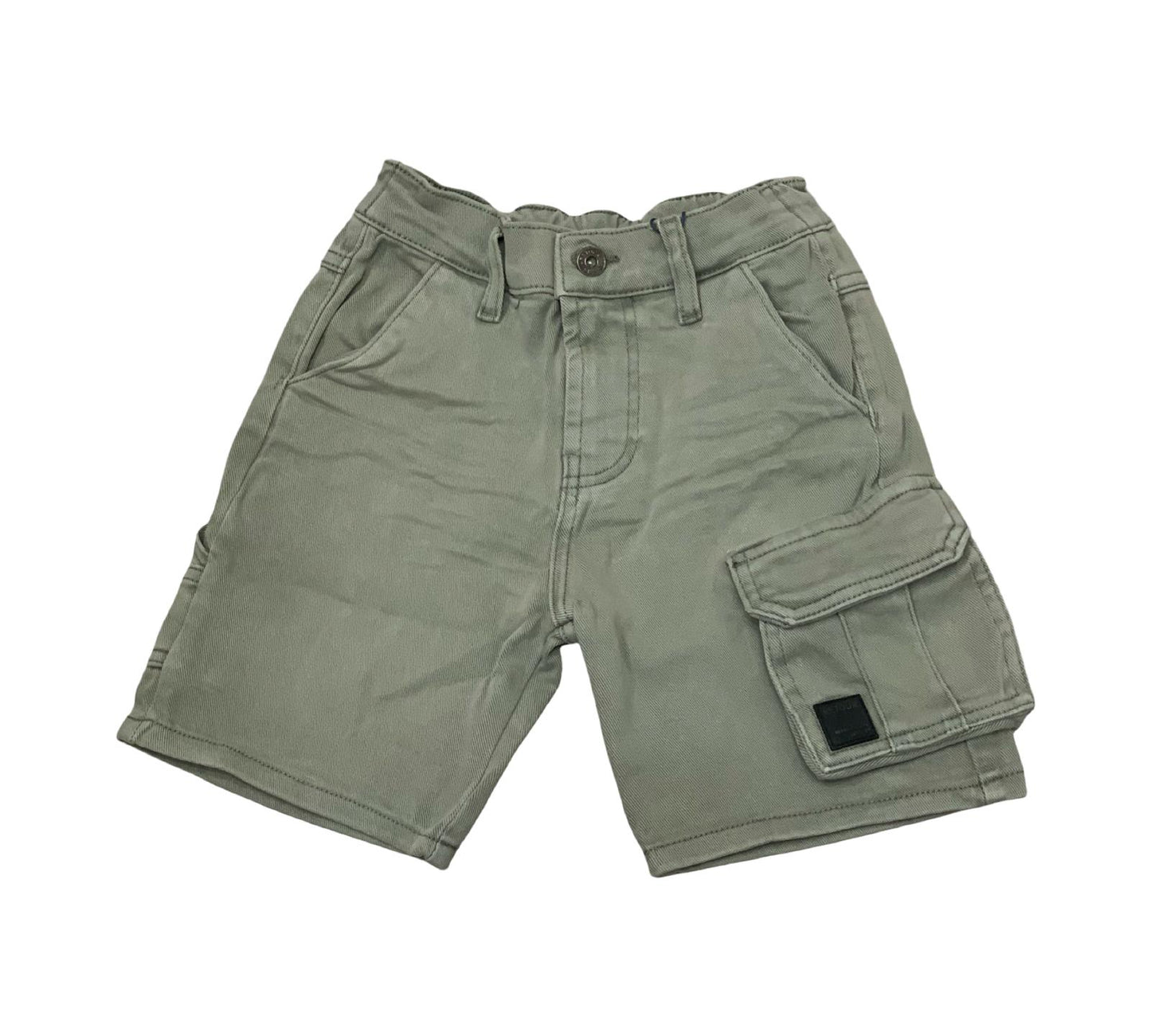 JEANS BERMUDA CON TASCHE VERDE