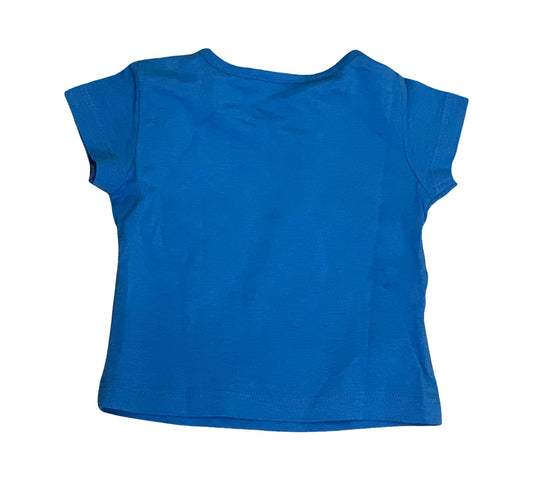 T-SHIRT IN COTONE COLORE CELESTE