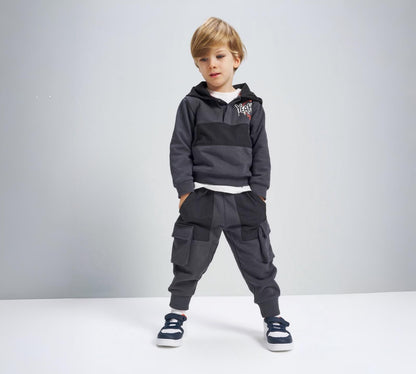 Completo tuta bambino con cappuccio