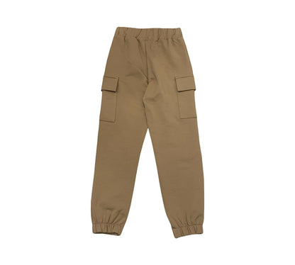Pantaloni Cargo in Felpa Biscuit – Freddy Girl