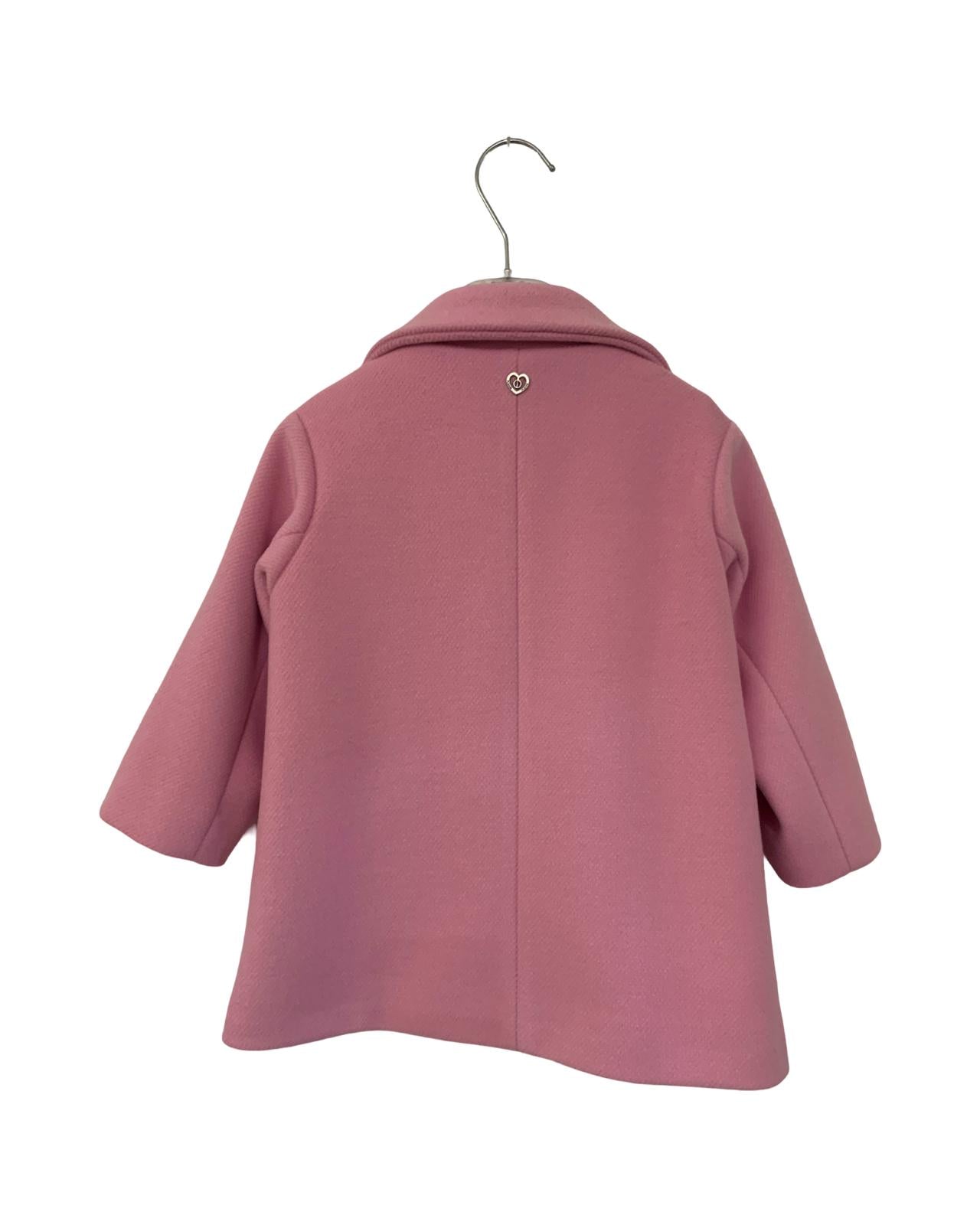 Cappotto Rosa Foderato Bambina | Elegante e Casual